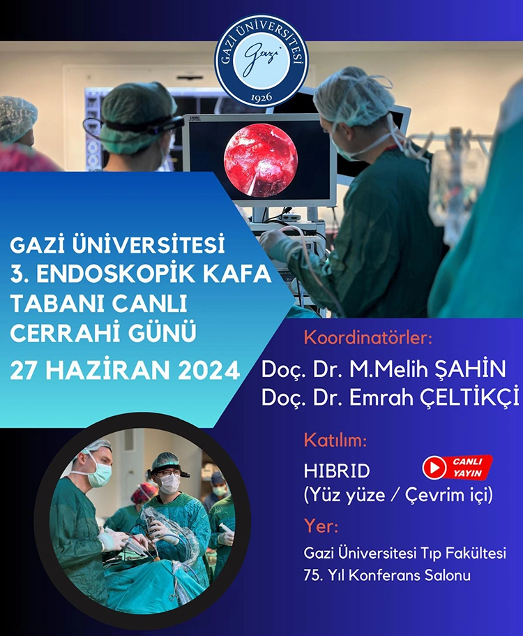 3. Endoskopik Kafa Tabanı Canlı Cerrahi Günü